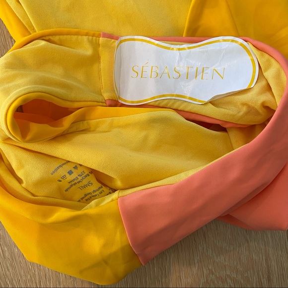 Sébastien | Surie One-Piece One Shoulder Colorblock Swimsuit - Picture 8 of 8